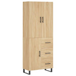 Highboard Sonoma Oak 69.5x34x180 cm Engineered Wood 3195926
