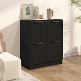 Sideboard Black 60x30x70 cm Engineered Wood 811098