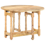 Dining Table Round 110x76 cm Solid Mango Wood 321699