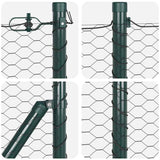 Ground Fix Welded Wire Fence 100 x 0.5 m 3352874