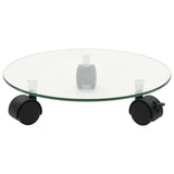 Plant Rollers 4 pcs 28 cm Tempered Glass Round 3144028