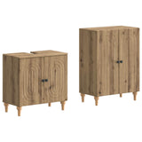 2 Piece Bathroom Cabinet Set ALKMAAR Artisan Oak 3417593