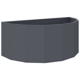 Planter Anthracite 90 x 45 x 35 cm Steel 883691