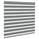 Zebra Blind Dark Grey 155x150 cm Fabric Width 150.9 cm Polyester 4014142