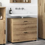 Bathroom Cabinet with Drawer Artisan Oak 76.5 x 35 x 64 cm 883303