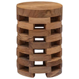 288808 Beside Cabinet 30x30x45 cm Solid Teak Wood