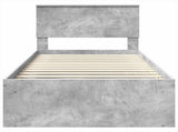 Bed Frame Concerte Grey 90 x 190 cm Engineered wood 3407925