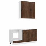 Kitchen Unit LUCCA 5 pcs Brown Oak Engineered Wood 3438272