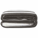 Tent Carpet Anthracite and White 400x700 cm HDPE 310834