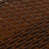 Balcony Screen Brown and Black 400x100 cm Poly Rattan 156255