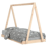 Kids Bed Frame 80x160 cm Solid Wood Pine 834528
