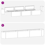 Raised Garden Bed Olive Green 280 x 40x 40 cm 8011701