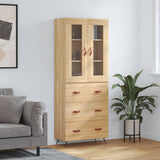 Highboard Sonoma Oak 69.5x34x180 cm Engineered Wood 3198380
