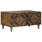 Coffee Table Brown 80 x 50 x 40 cm Solid Mango Wood 4018337