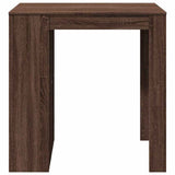 Bar Table Brown Oak 102x70x103.5 cm Engineered Wood 3309327