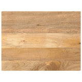Table Top 90x70x3.8 cm Rectangular Solid Wood Mango 371541