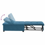 Sofa Bed Blue 194 x 67 x 82 cm Velvet 42008593