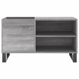 ZNTS Record Cabinet Grey Sonoma 85x38x48 cm Engineered Wood 831714