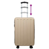 Suitcase Folding Champagne 50 x 30 x 76 cm ABS Plastic 42006256