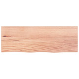 Wall Shelf Light Brown 80x30x cm Treated Solid Wood Oak 363664