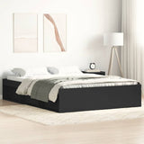 Bed Frame without Mattress Black 160x200 cm 3203874