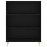 Highboard Black 69.5x34x180 cm Engineered Wood 3198714
