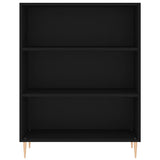 Highboard Black 69.5x34x180 cm Engineered Wood 3198714