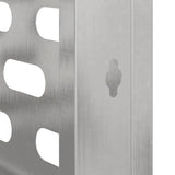 Air Conditioner Cover Silver 110 x 50 x 105 cm Stainless steel 865915