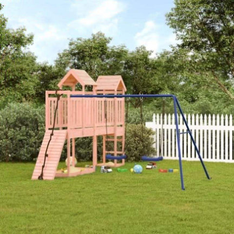 ZNTS Outdoor Playset Solid Wood Douglas 3155973