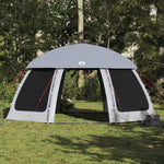 ZNTS Pool Tent with Removable Fly & Mesh Walls Grey 510x510 cm 4100636