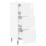 Drawer Cabinet High Gloss White 33 x 34.5 x 92 cm 894389