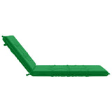 Sunlounger Cushion GEMERT 100% Polyester Green 190 x 80 x 9 cm 947447