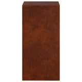 Plant Stand 2 pcs Rusty 30 x 30 x 60 cm Weathering Steel 8012487
