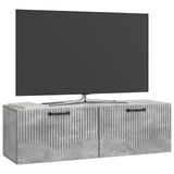 Wall-Mounted TV Cabinet Concrete Grey 98 x 31 x 30 cm 899068
