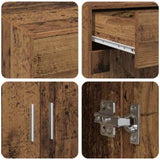 Storage Cabinet Old wood 80 x 42.5 x 93.5 cm Engineered wood 3365599