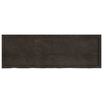 Bathroom Countertop Dark Brown 180x60x cm Treated Solid Wood 3156264