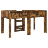 Bunk Bed for Kids Smoked Oak 90 x 190 cm Engineered wood 3410479
