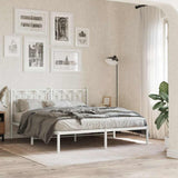 Metal Replace Headboard White 160 cm 376212