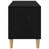 TV Cabinet Black Oak 100 x 34.5 x 44.5 cm Engineered Wood 881461