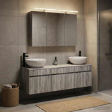 Bathroom Cabinet Set 4 pcs Grey Sonoma Engineered Wood 3406620