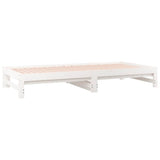Pull-out Day Bed without Mattress White 2x cm 3108603