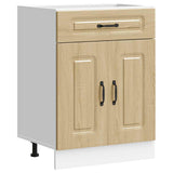 Kitchen Base Cabinet Kalmar Sonoma Oak Engineered Wood 853490
