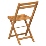 Folding Bistro Chairs 6 pcs Solid Wood Acacia 3216306