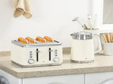 Electric Stainless Steel Kettle and Toaster Set, 3000W 1.7L UK Strix Thermostat Fast Boil Kettle w/ T3398P378838
