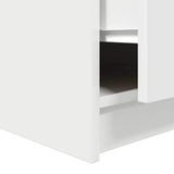 Coffee Table with Drawers White 100x100x40 cm 3328399