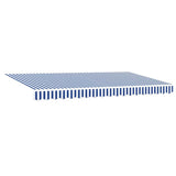 Awning Frame Blue and White 400 x 200 cm 3329763