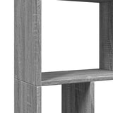 Bookcase Grey Sonoma 60x20x120.5 cm Engineered Wood 858152