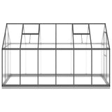 Greenhouse with Base Frame Anthracite 334x169x202 cm Aluminium 3266331
