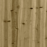 Garden Middle Sofa 120x80 cm Impregnated Wood Pine 825708