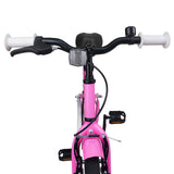 Kids Bike 18 Inches for 5-7 Years Old Dark Pink 42009693